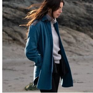 ANIAN Painters Coat, Blue, Made in Canada, fits S-M